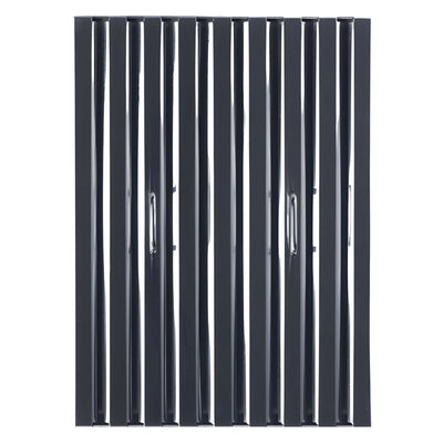 Black-Finish Stainless Steel Baffle Grease Filters – 11.8" × 15.6" (Set of 3) - PHC-080 - Filters - SKU PHC-080 - Turin Canada replacement part