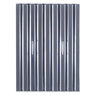Stainless Steel Baffle Grease Filters - 10.4" 11.1" (Set of 2)