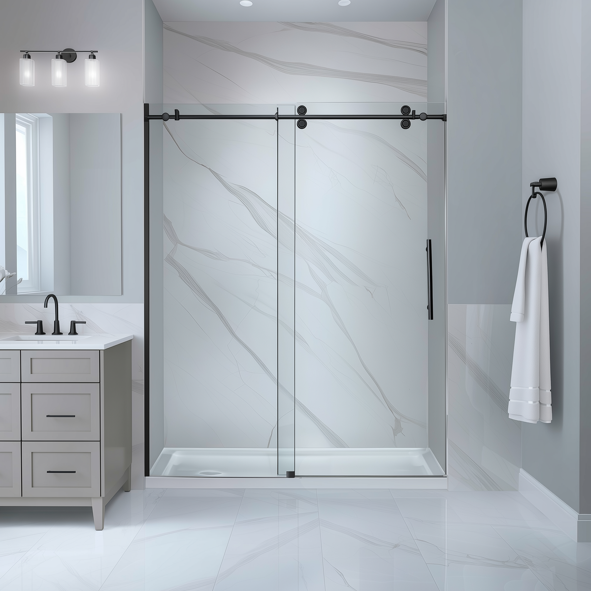 Horizon Frameless Sliding Shower Door