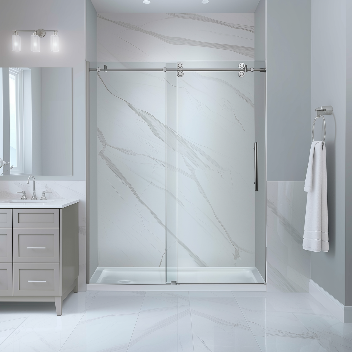 Horizon Frameless Sliding Shower Door