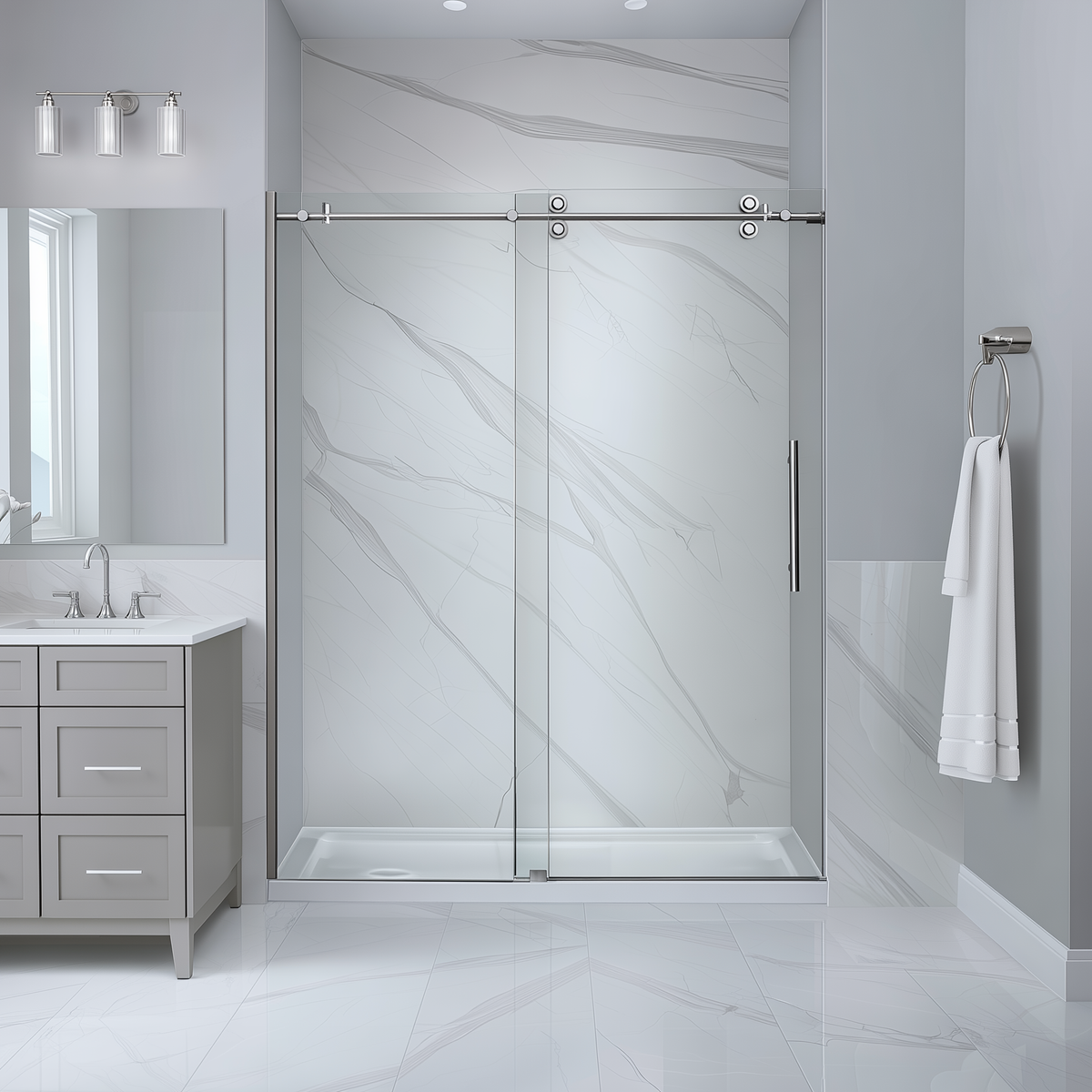 Horizon Frameless Sliding Shower Door