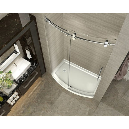 Ensemble de douche coulissante sans cadre Arc-en-ciel